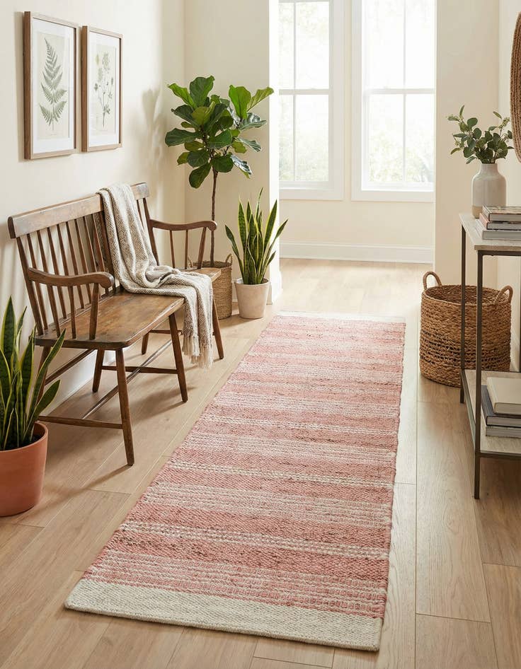 Detail image of 2' x 8' Hand Woven Lariat Runner Rug