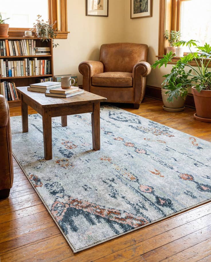 Detail image of 4' x 6' Kamala Washable Rug