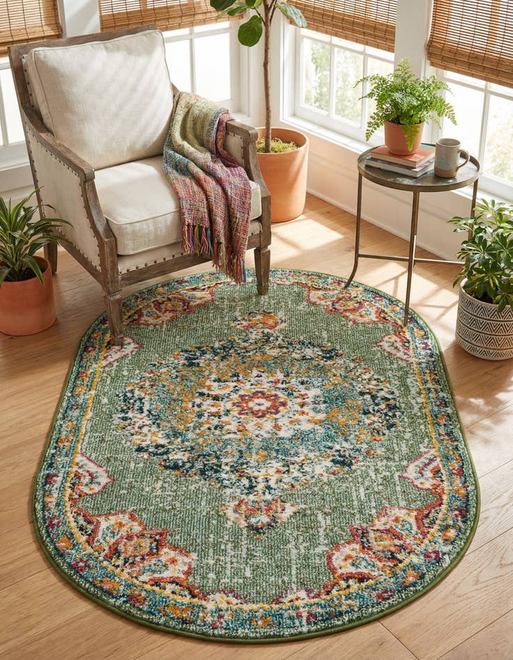 Detail image of 3' x 5' 3 Madeline Oval Rug