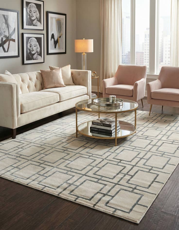 Detail image of 7' x 10' Marilyn Monroe&trade; Glam Deco Rug