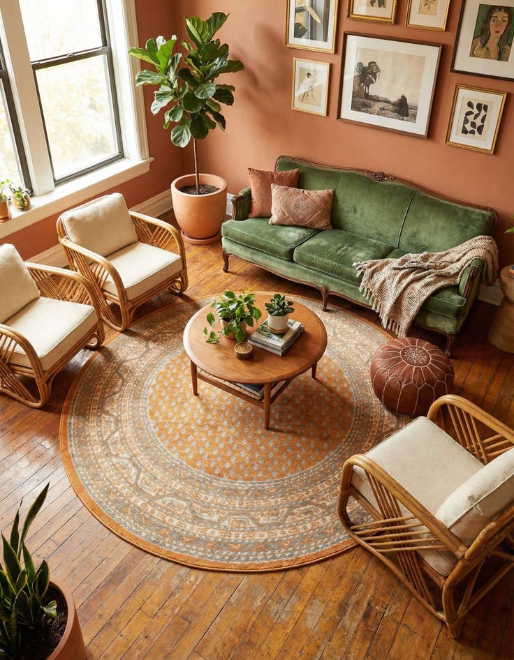 Detail image of  8' x 8' SoHo Round Rug