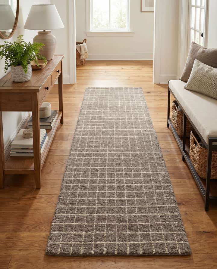 2' x 6' 1 Heritage Line Wool Runner Rug