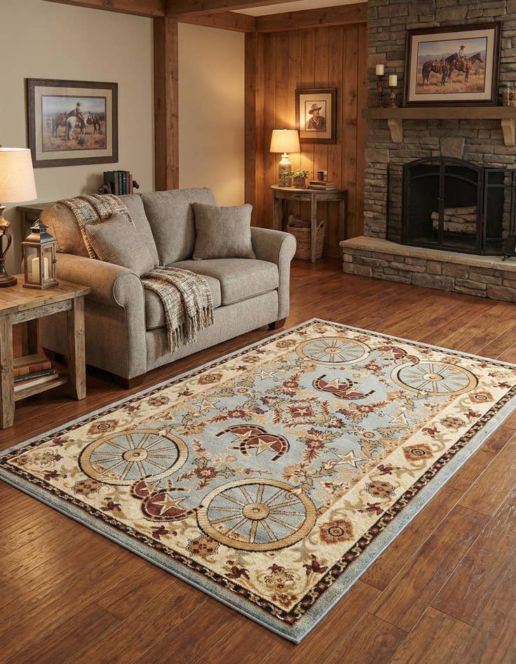 Detail image of 5' 3 x 8' Pioneer Rug