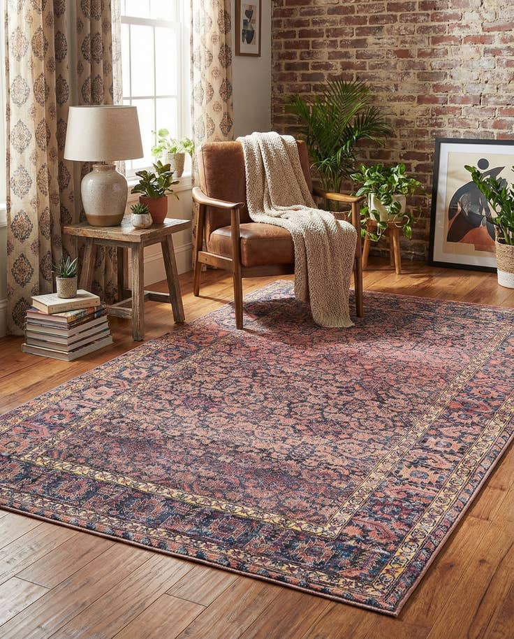 Detail image of 5' x 8' Washable Timeless Rug