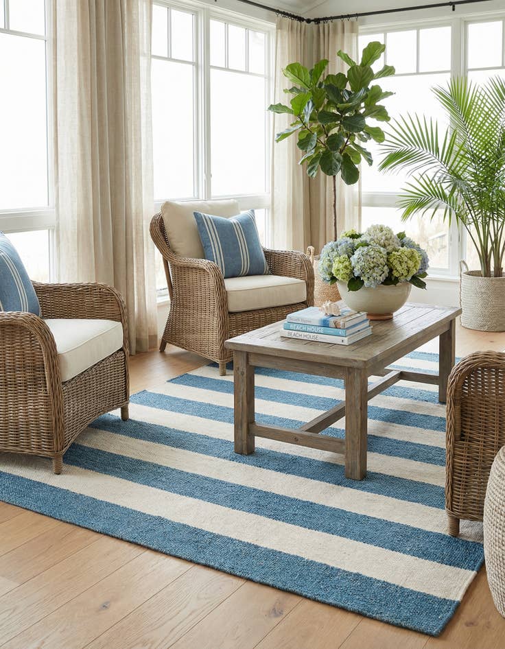 Detail image of 4' 1 x 6' 1 Jill Zarin Hamptons Rug