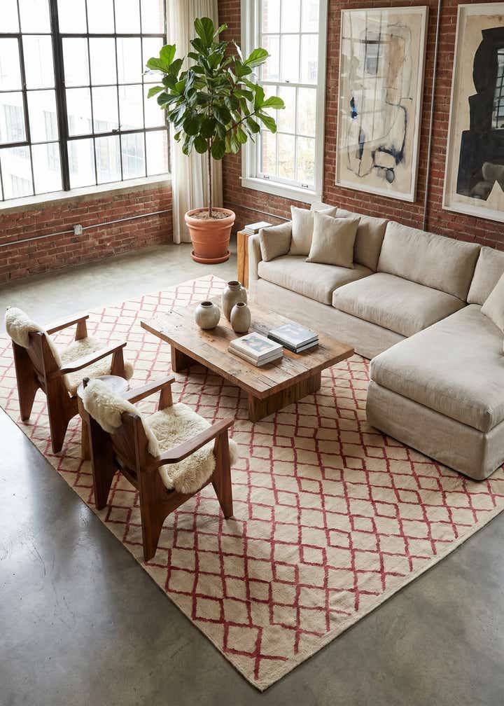 8' 10 x 11' 3 Hand Woven Kilim Modern Wool Rug