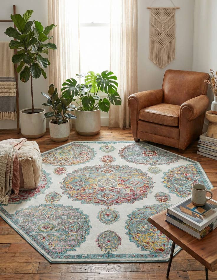 Detail image of 8' 2 x 8' 2 Paragon Octagon Rug