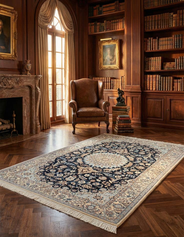 Detail image of 3' 9 x 5' 10 Nain Rug