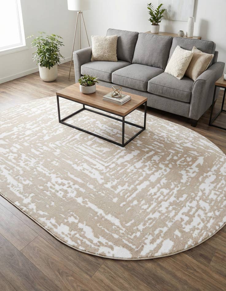 Detail image of 7' x 10' Hermitage Oval Rug