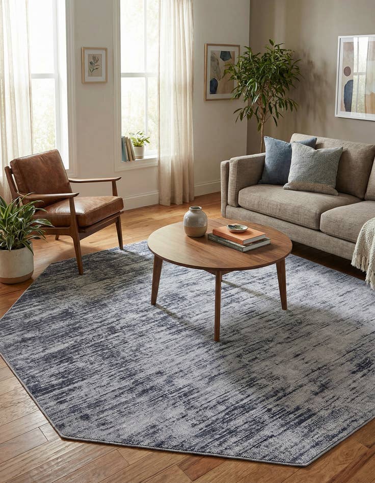 Detail image of 7' 7 x 7' 7 Asha Octagon Rug