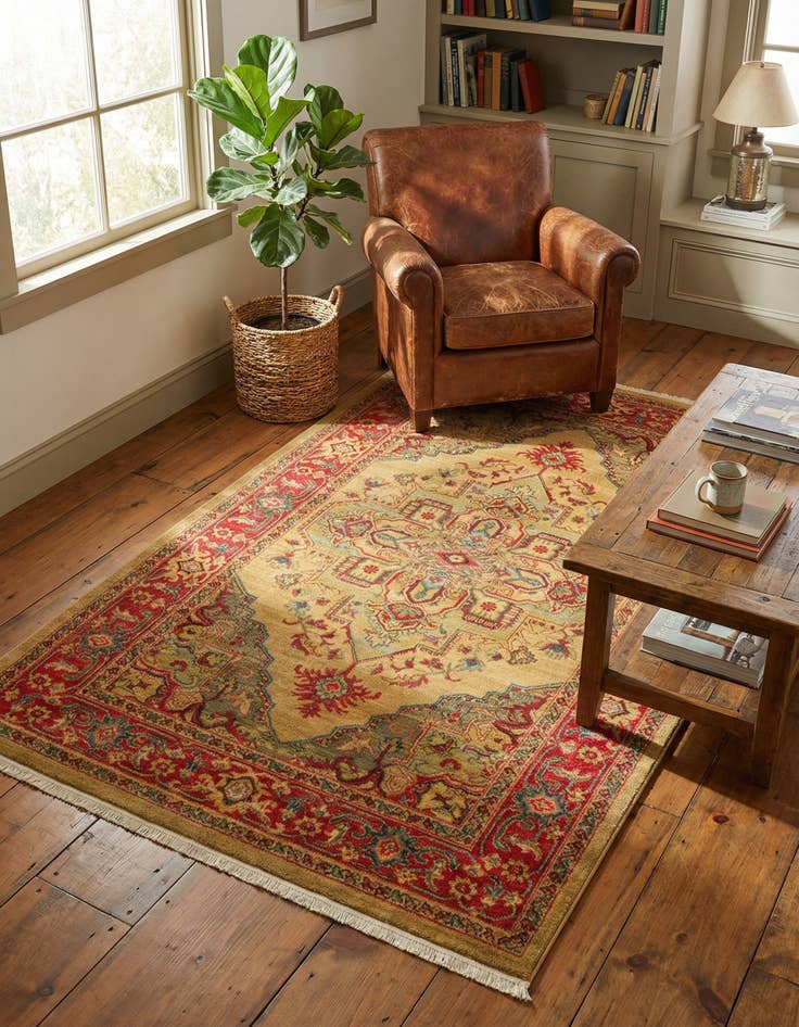 Detail image of 5' x 8' Serapi Rug