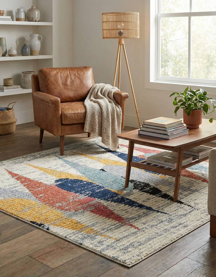 Detail image of 5' 3 x 5' 3 Tagine Square Rug