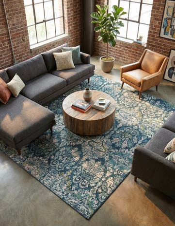 Navy Blue Charleston Rug