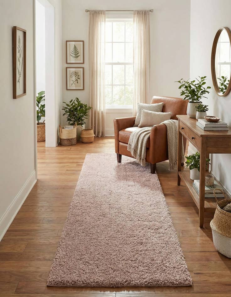 Detail image of 2' 7 x 10' Jill Zarin Shaggy Chic Runner Rug