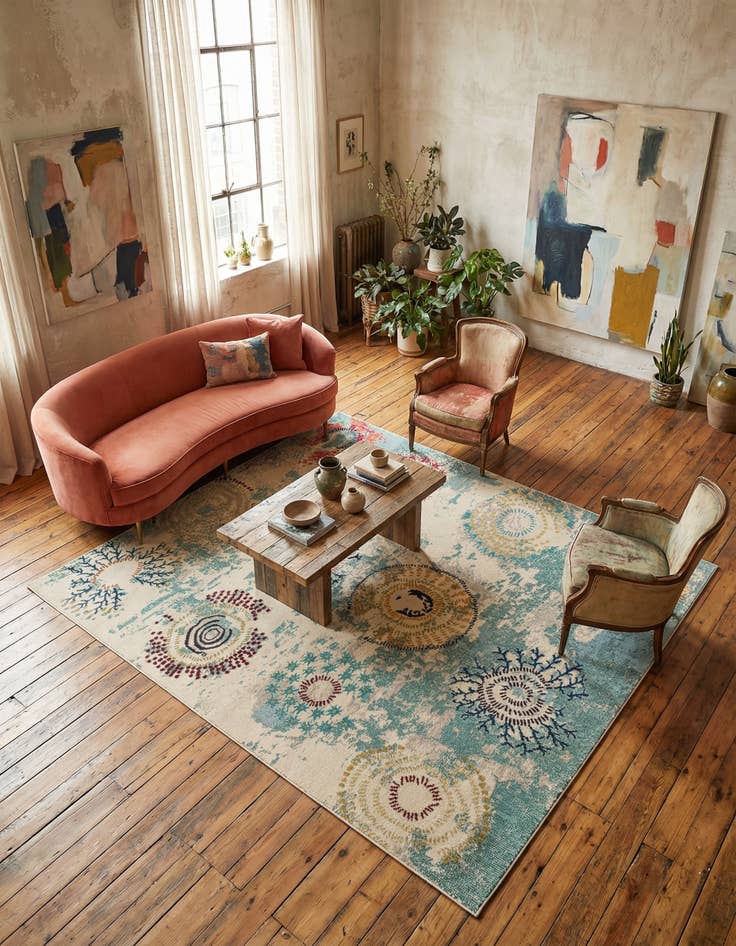 Detail image of 7' x 10' Washable Casablanca Rug