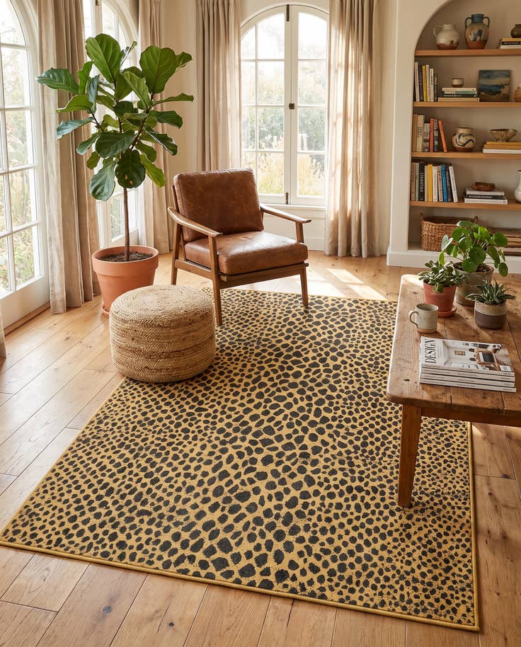 Detail image of 5' 3 x 8' Kamala Washable Rug