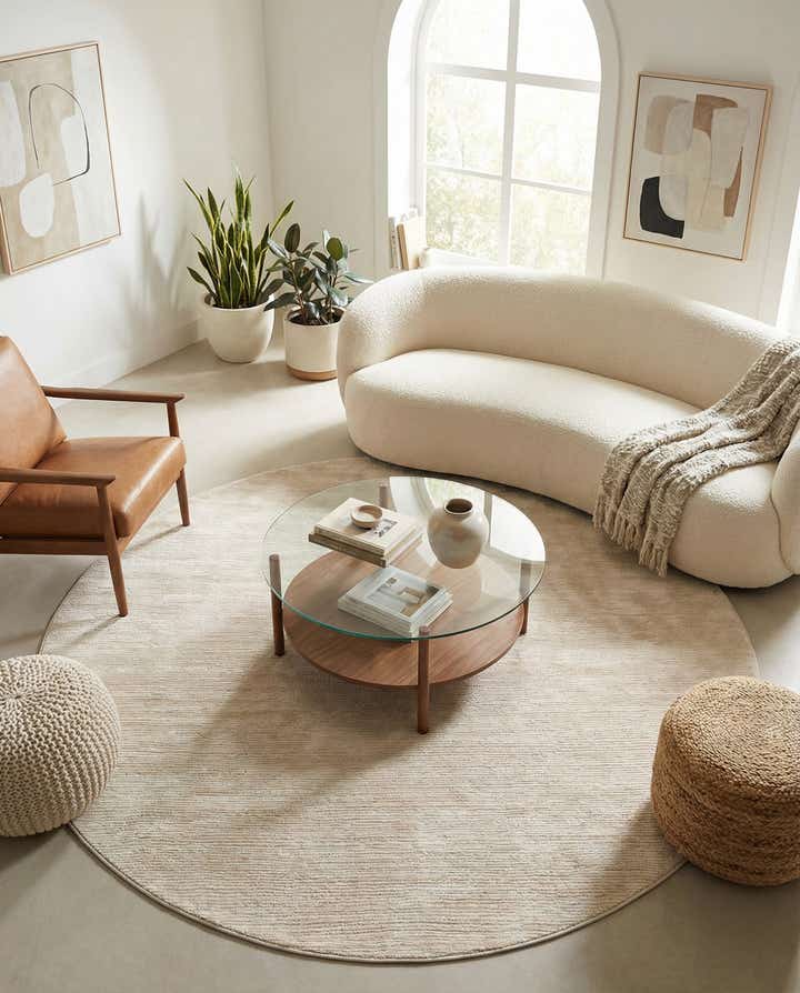 7' 10 x 7' 10 Finsbury Round Rug