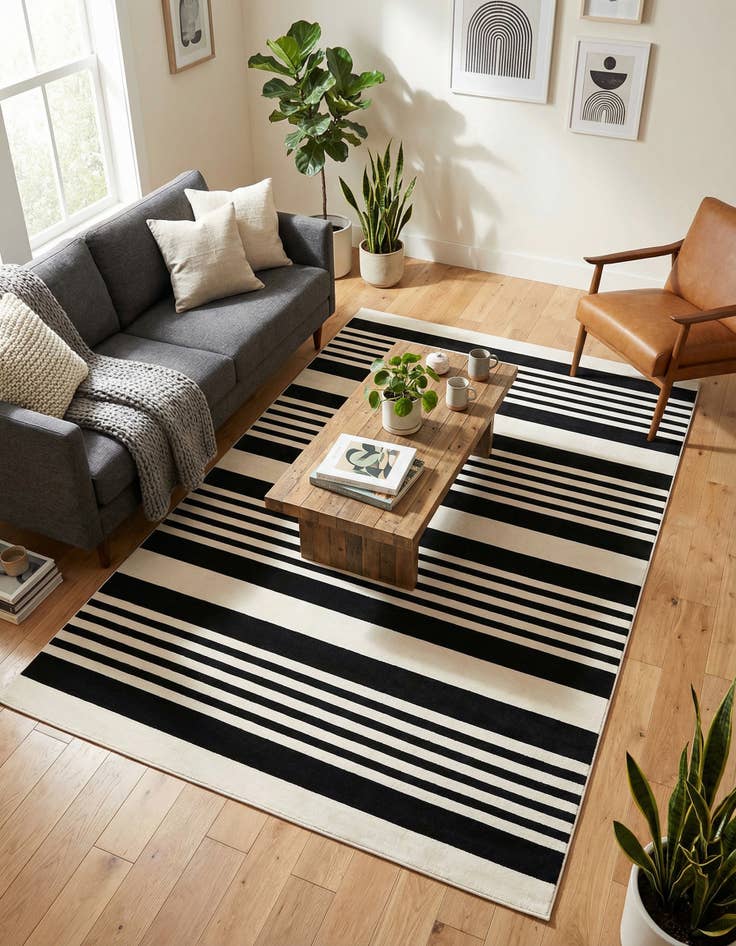 Detail image of 6' 4 x 9' Milano Rug