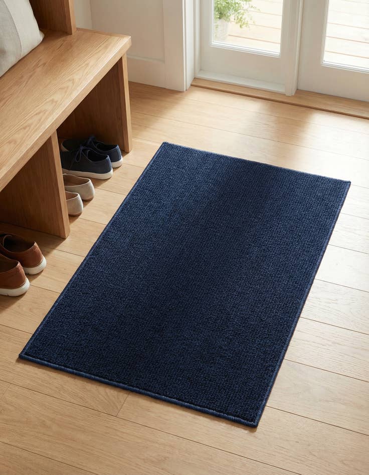 Detail image of 2' x 3' 1 Easy-Clean Solid Indoor / Outdoor Rug