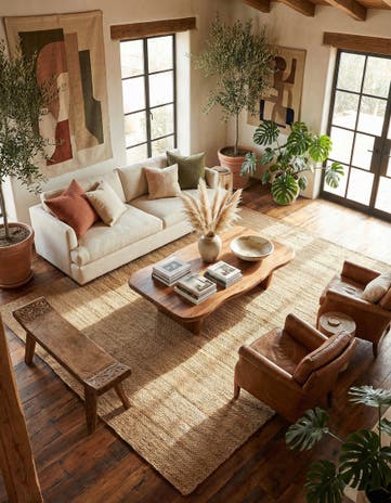 9' x 12' 2 Hand Woven Chunky Jute Rug