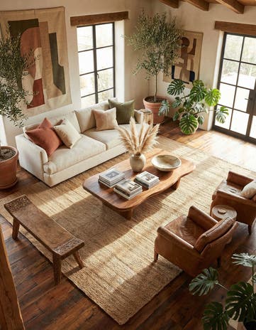 9' x 12' 2 Hand Woven Chunky Jute Rug