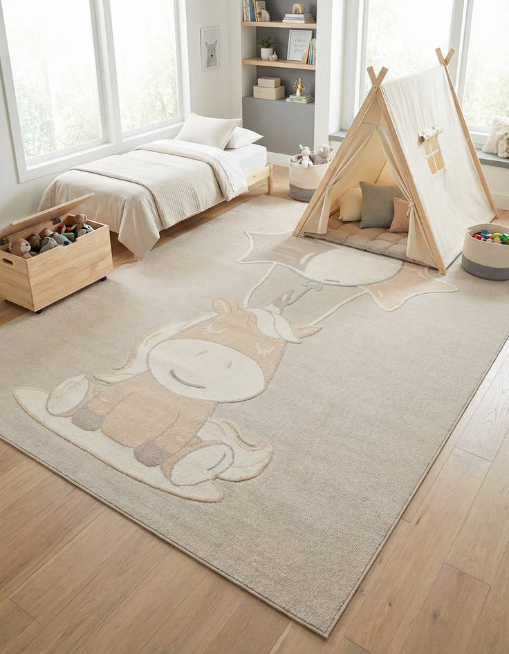 Detail image of 9' x 12' Whimsy Kids Rug