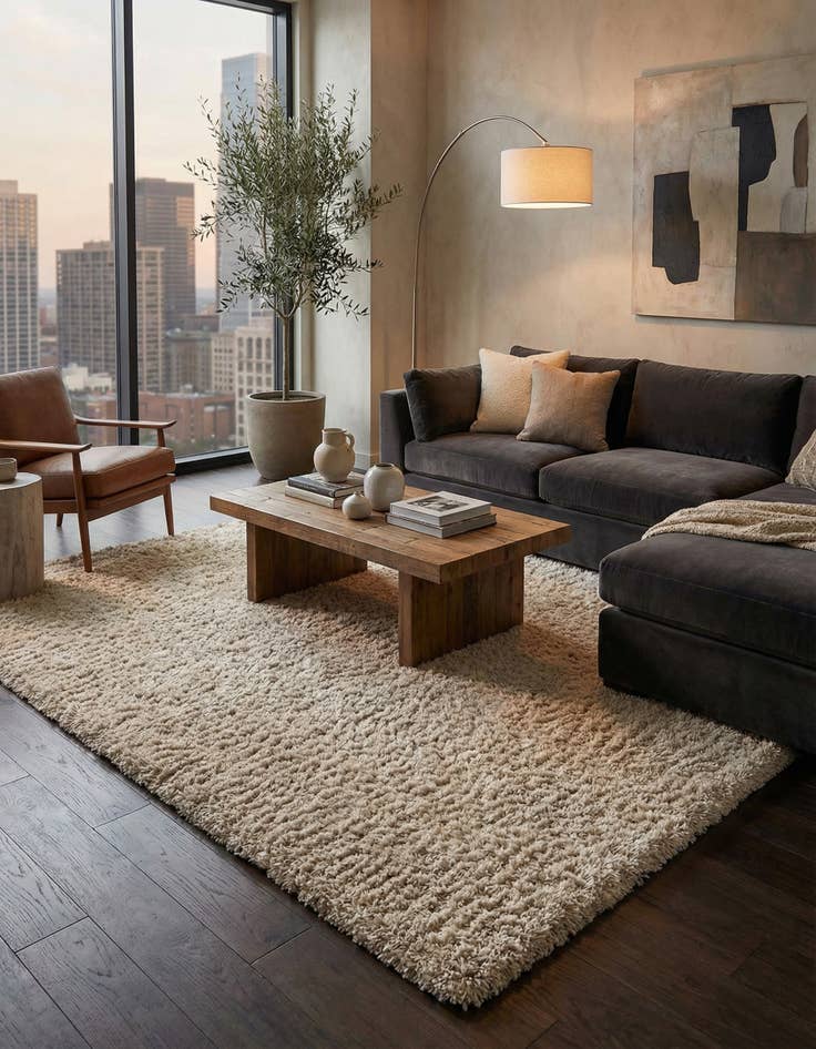 Detail image of 8' x 10' Infinity Shag Rug