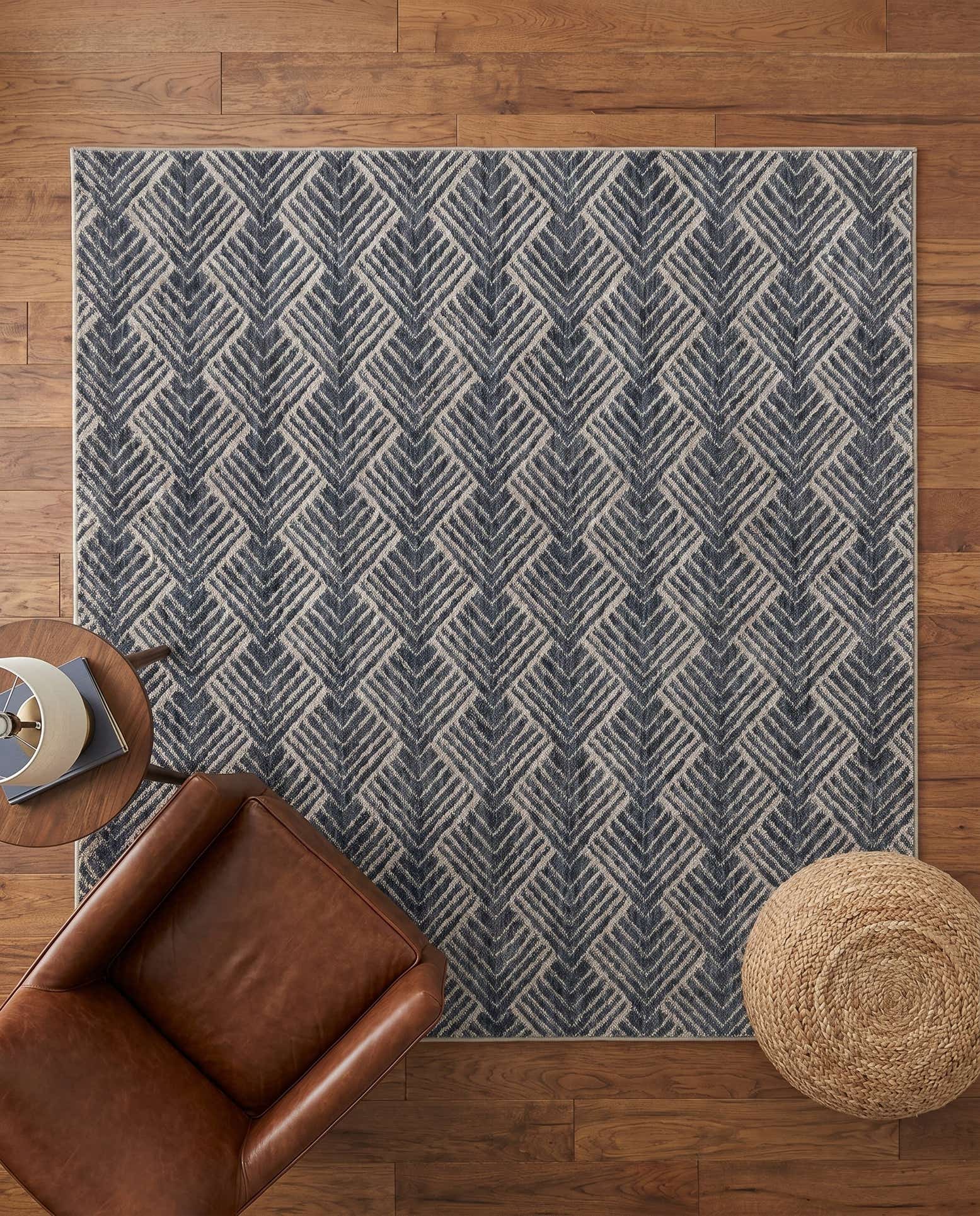5' 3 x 5' 3 Eco Trellis Square Rug