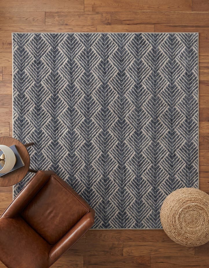 5' 3 x 5' 3 Eco Trellis Square Rug