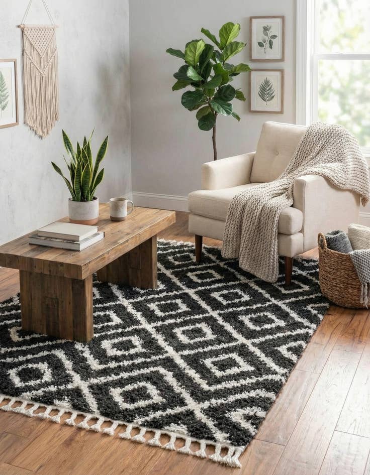 Detail image of 4' x 6' Lagom Shag Rug