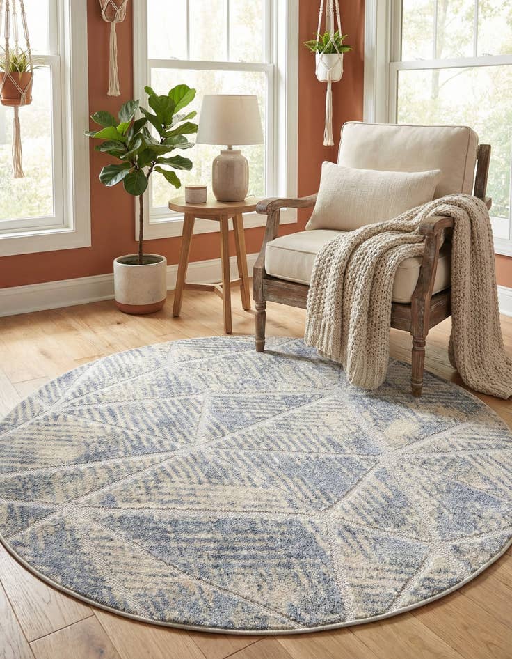 Detail image of 5' 3 x 5' 3 Arlo Round Rug