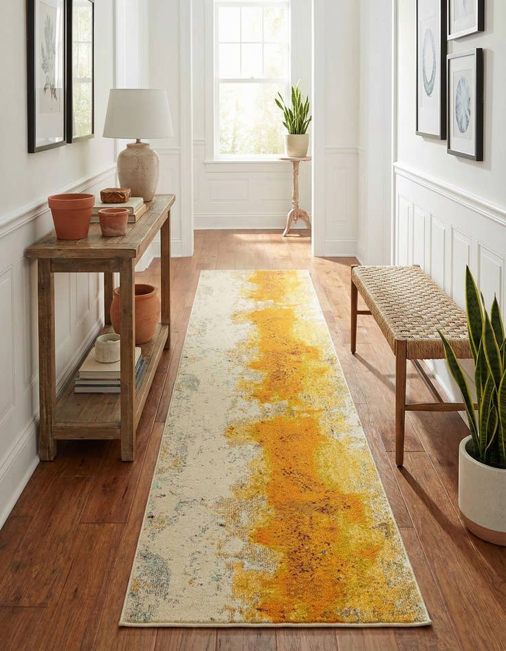 Detail image of 2' 7 x 10'  Washable Casablanca Runner Rug