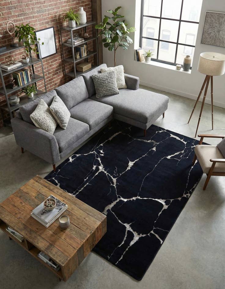 Detail image of 5' 3 x 7' Vogue Geo Rug