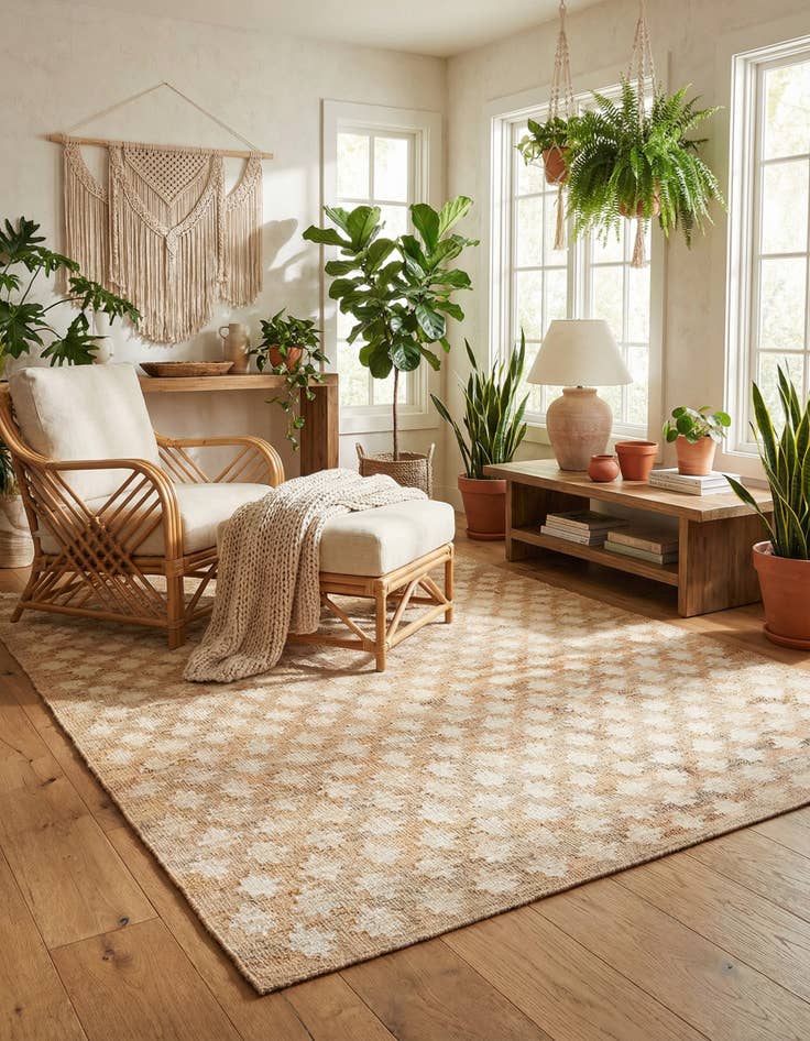 Detail image of 7' 10 x 10'  Hand Woven Kala Handwoven Jute Rug