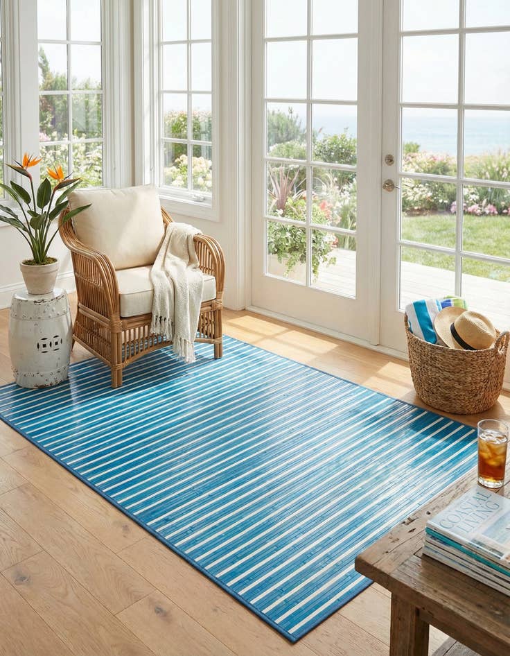 Detail image of 6' x 9' Bamboo Rug