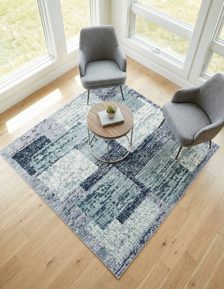 Detail image of 6' 1 x 6' 1 Tucson Square Rug