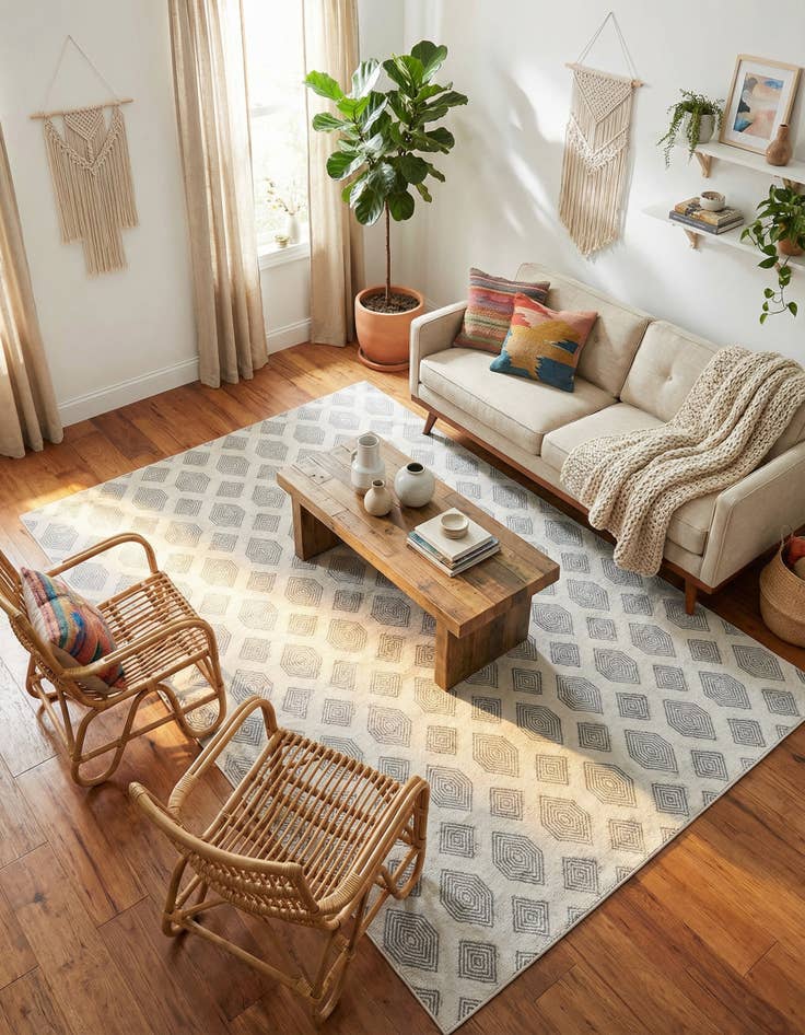 Detail image of 9' 10 x 12' Sabrina Soto Casa Havana Rug