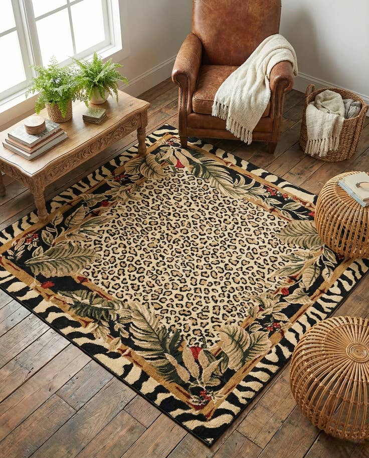 Detail image of 6' x 6' Savannah Square Rug
