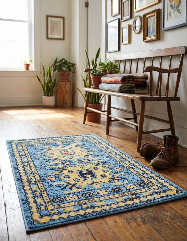 Detail image of 2' x 3' Heriz Design Rug