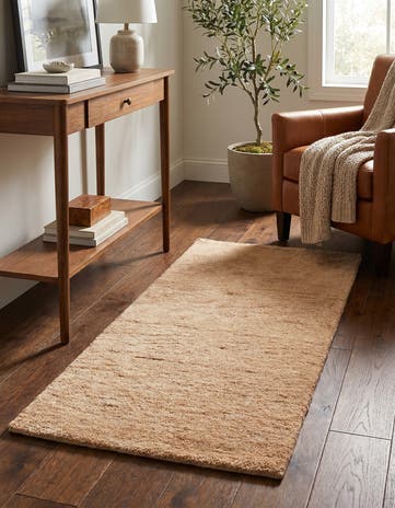 2' 4 x 4' 7 Hand Knotted Kashkuli Gabbeh Wool Runner Rug