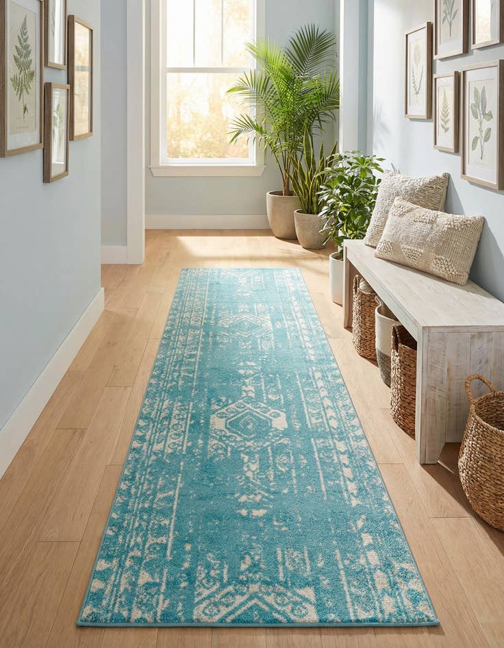 Detail image of 3' 3 x 12' Lennon Runner Rug