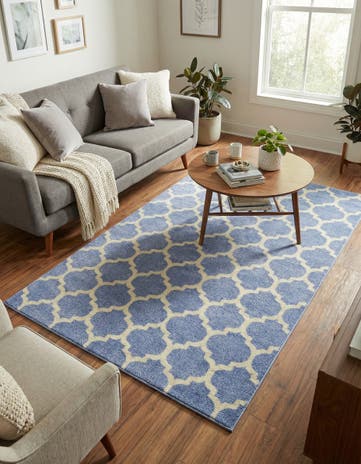 5' 3 x 8' Lattice Rug