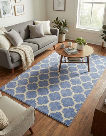 5' 3 x 8' Lattice Rug