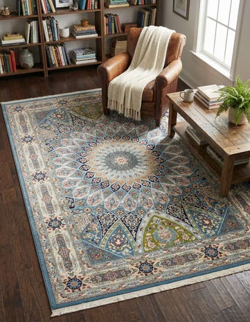 5' 3 x 8' Nain Design Rug