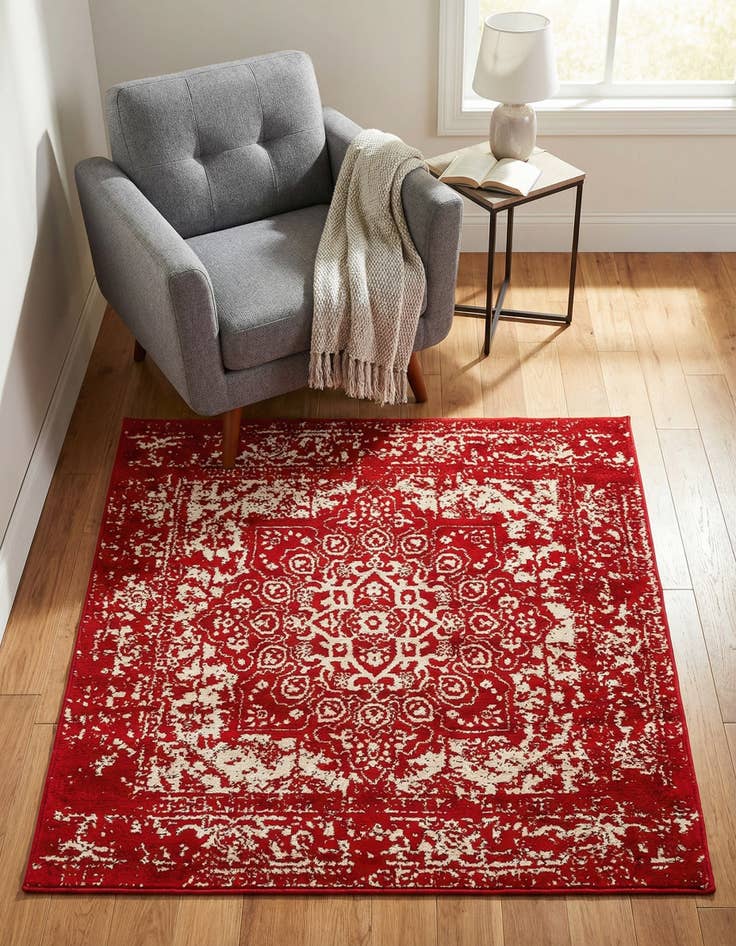 Detail image of 4' x 4' Arlington Square Rug