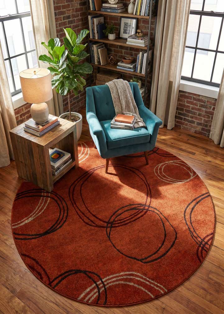 8' x 8' Harvest Round Rug