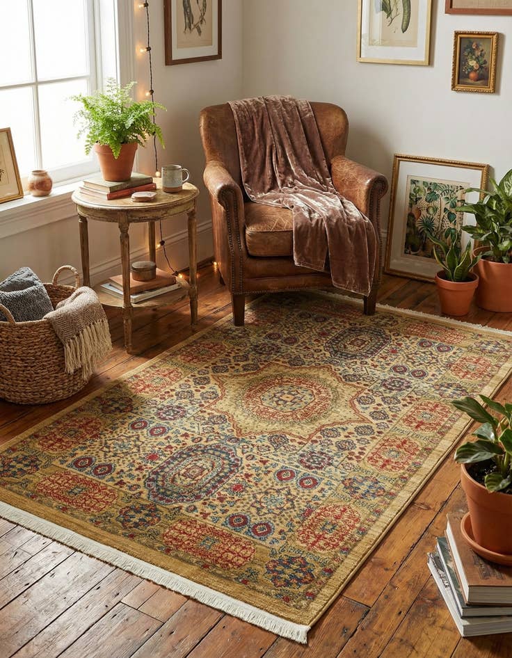 Detail image of 3' x 5' 3 Mamluk Rug