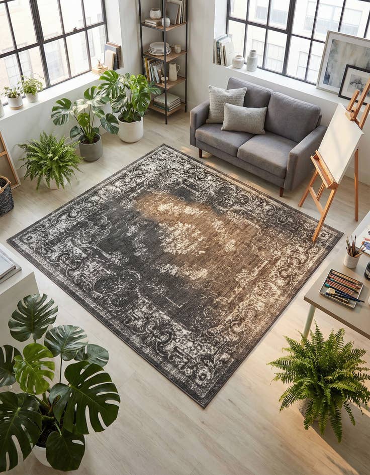 Detail image of 6' 1 x 6' 1 Aarhus Square Rug