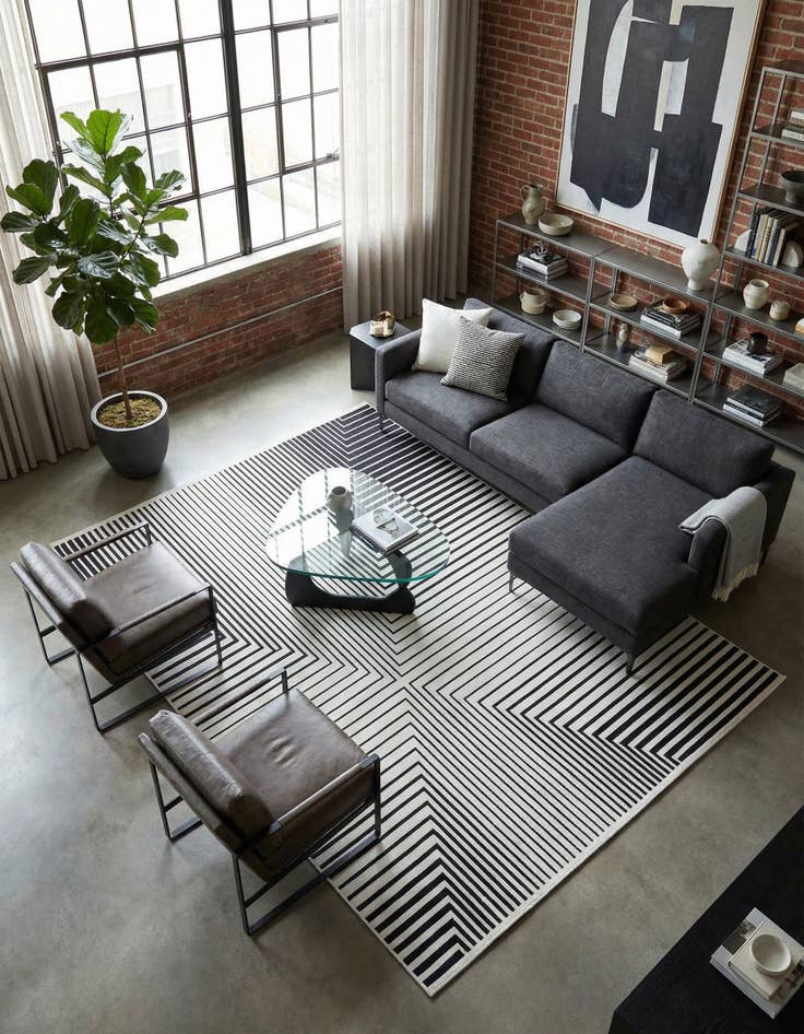 Detail image of 7' 10 x 10' Milano Rug