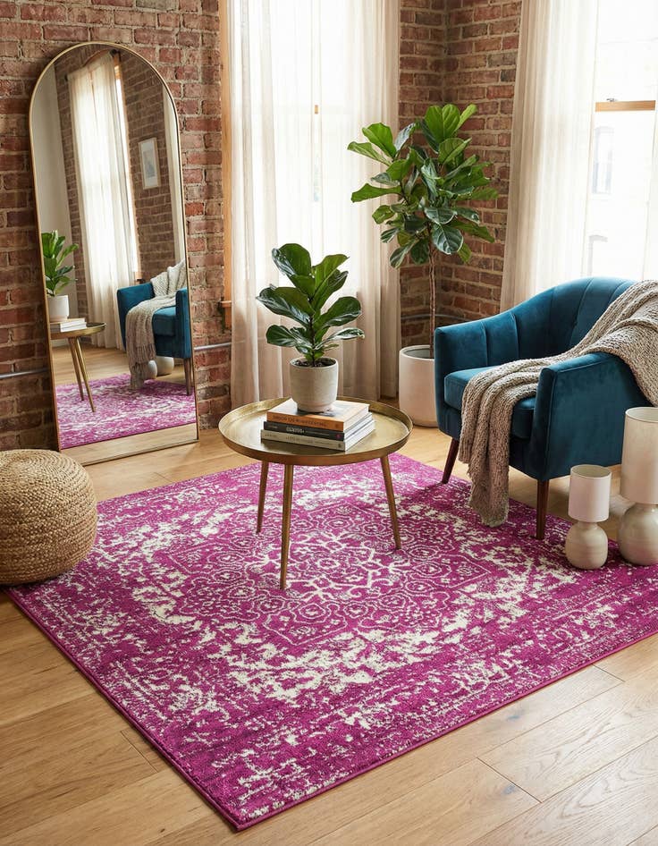 Detail image of 5' 3 x 5' 3 Arlington Square Rug